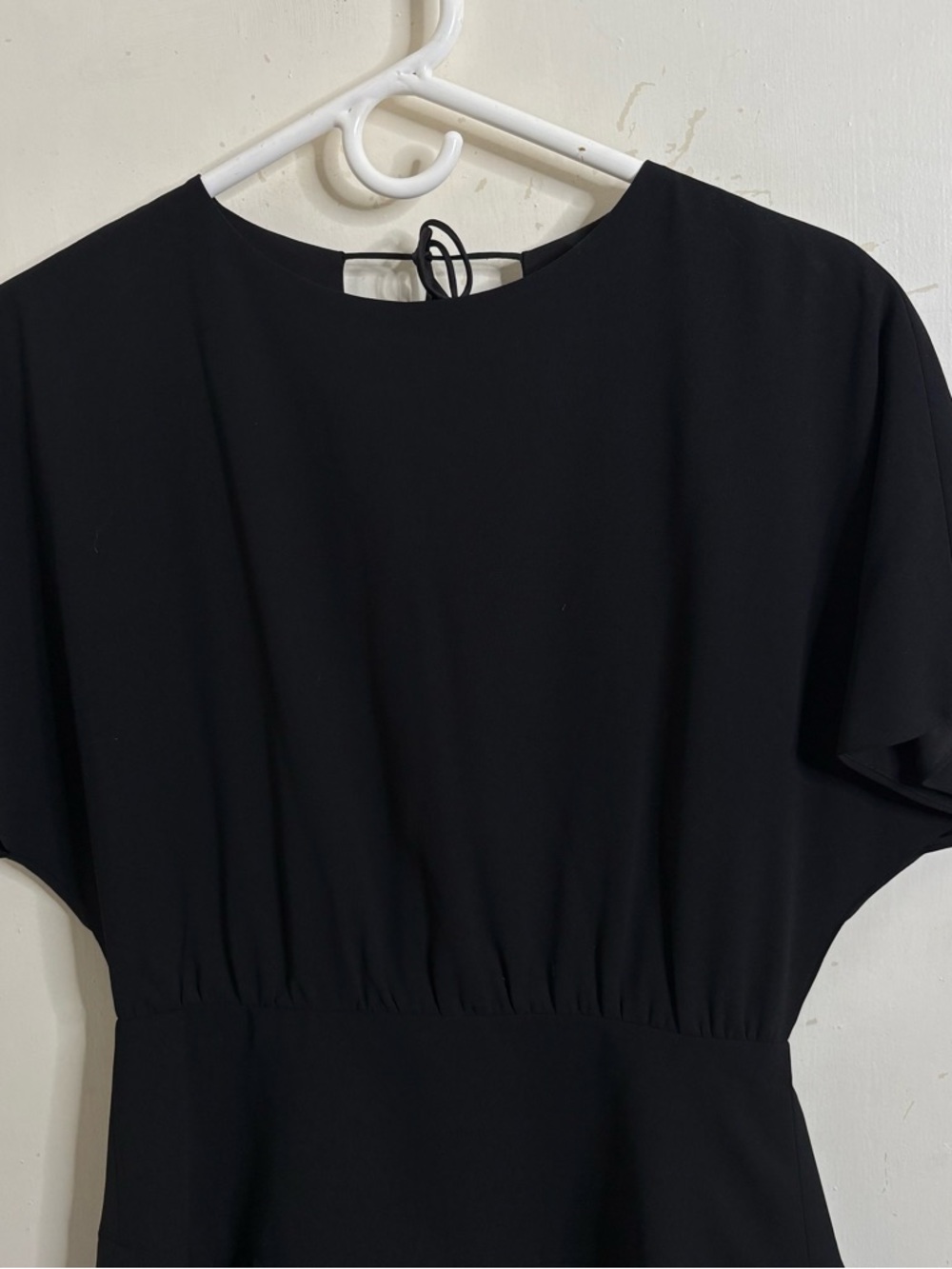 Alice + Olivia Black Mini Dress with Layered Ruffle Skirt - Picture 6 of 14